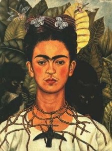 Frida Kahlo, Autoritratto con collana di spine e colibrì, 1940