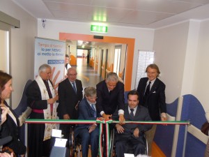 Il taglio del nastro delle nuove aree del Centro NEMO