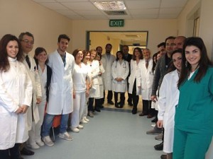 La squadra di lavoro del Centro Clinico NEMO Sud