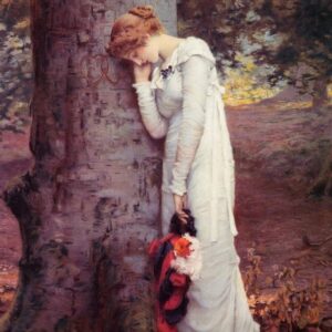 Marcus Stone, Fine del sogno d'amore, 1880.