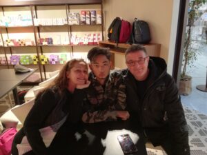 foto famiglia motta in viaggio